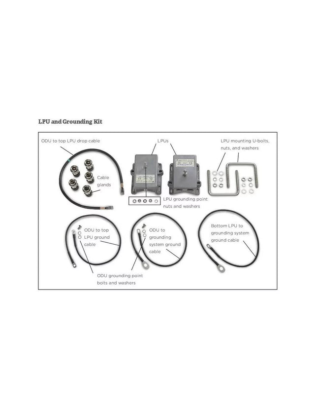 Cambium LPU and Grounding Kit