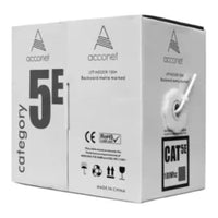 Acconet CAT5e Indoor Ethernet Cable 100m White Solid Copper UTP Pull Box | CAT5-100-SC - Image 4