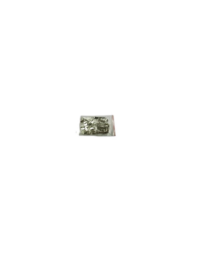 CAT5e RJ45 Connectors, Shielded, Stranded/Solid Core, 50 Pack