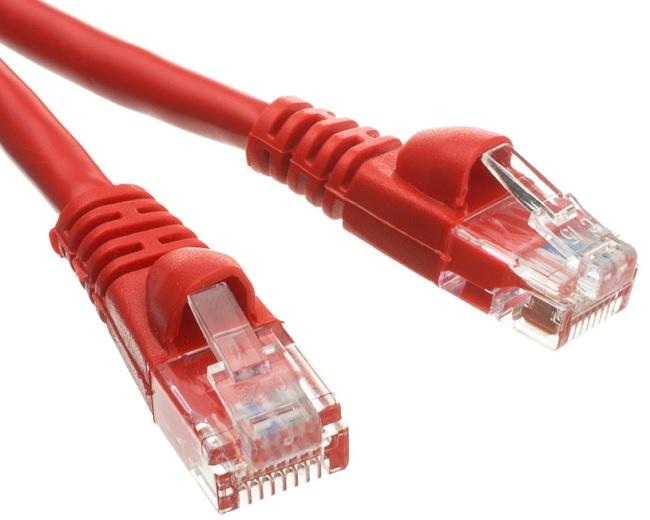 CAT5E 1MTR Red