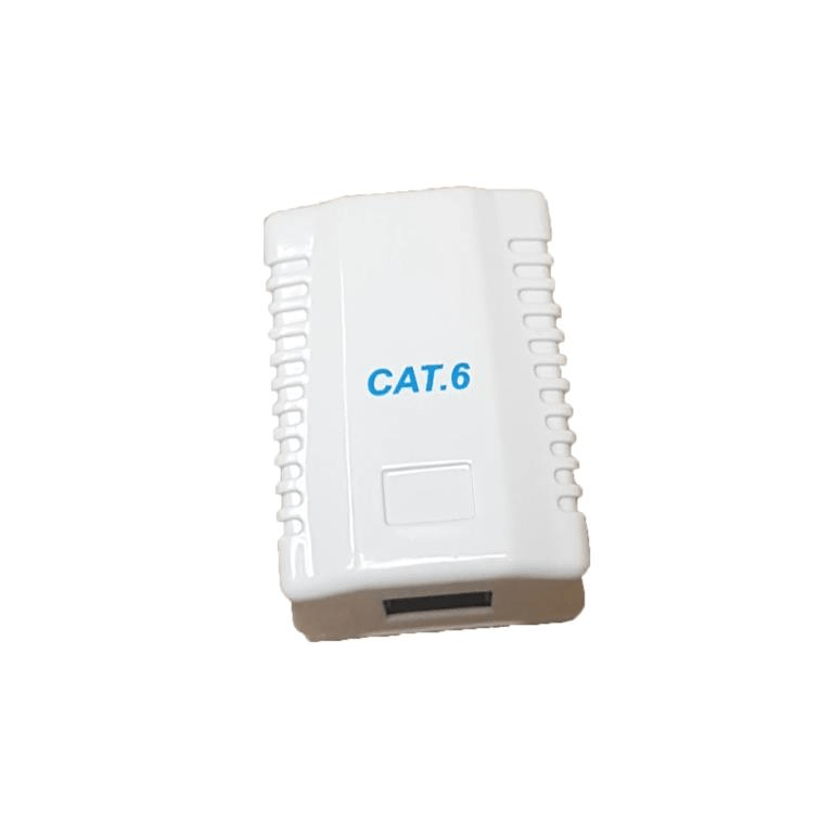 RCT- CAT6 WALLBOX SINGLE PORT
