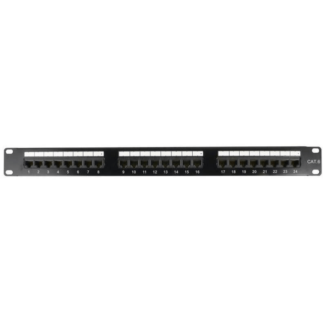 RCT - CAT6 PATCH PANEL 24 PORT UTP