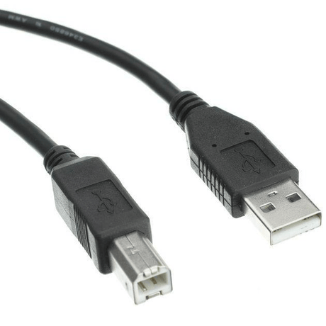 USB Printer Cable (1.8m, Type-A Male to Type-B Male)