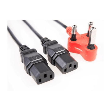Y Dedicated Power Cable (PC + Monitor) — SA 3-Pin to Dual IEC C13 | 3m