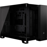 Corsair 2500X Midi Tower ATX PC Case Tempered Glass Side Panel (Black) - Image 4