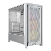 Corsair FRAME 4000D RS ARGB Midi-Tower ATX PC Case White Tempered Glass 3x 120mm Fans - Image 3