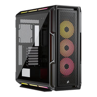 Corsair iCUE Link 5000T LX RGB Mid-Tower ATX PC Case Black 3x LX120 RGB Fans Aurora Light Strips - Image 5