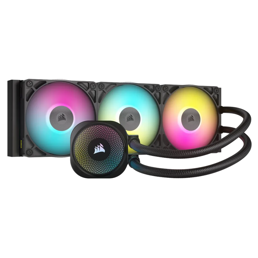 Corsair iCUE LINK TITAN RX RGB 360mm AIO Liquid CPU Cooler 3x 120mm Fans (Black)