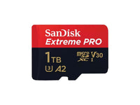 SanDisk Extreme Pro 1TB 4K Video MicroSDXC Card with Adapter