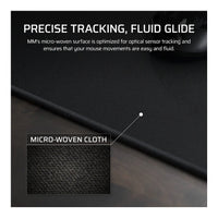 Corsair MM Anti-Fray Cloth Gaming Mouse Pad XXL 930mm x 400mm Micro-Weave Natural Rubber Base Anti-Slip Black - Image 4
