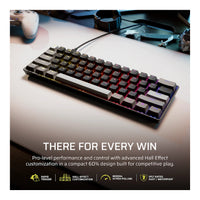 CLIPPER PRO MINI 60 Hall Effect Gaming Keyboard; MGX HYPERDRIVE CORE magnetic switches