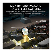 CLIPPER PRO MINI 60 Hall Effect Gaming Keyboard; MGX HYPERDRIVE CORE magnetic switches