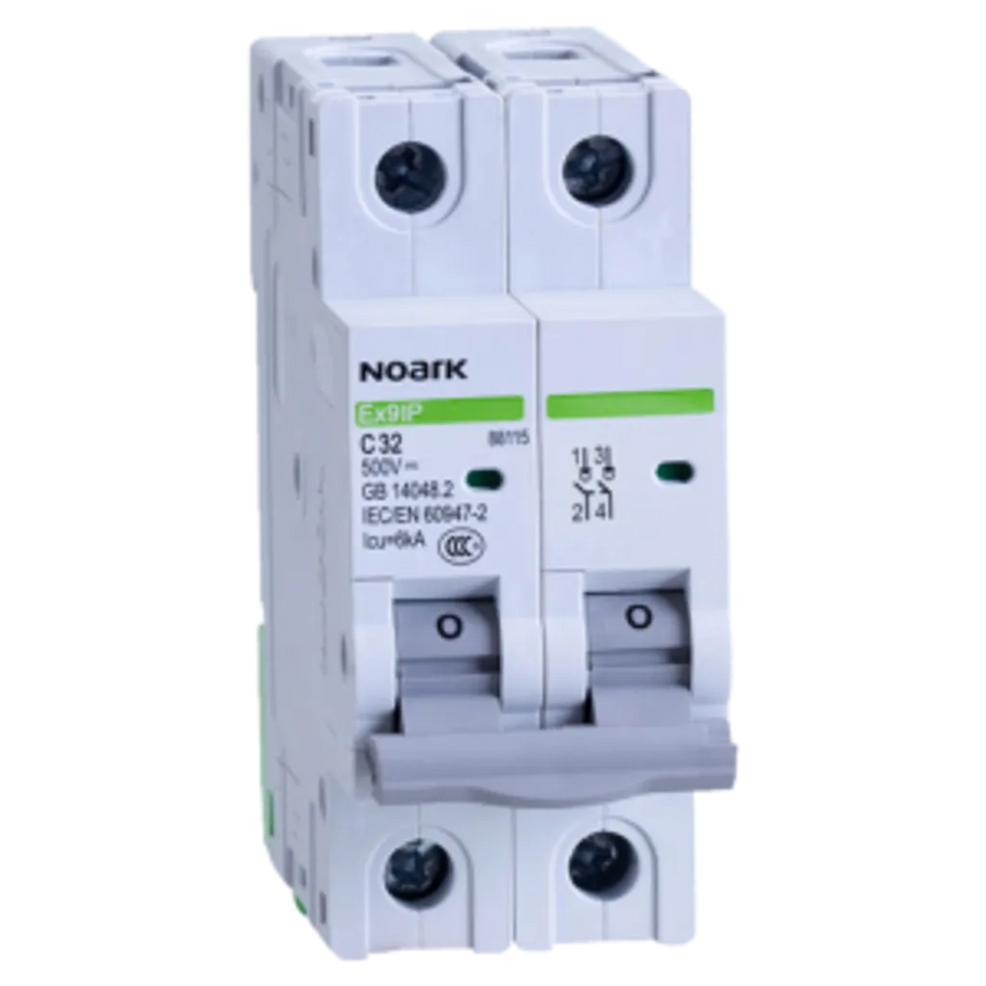 Chint EX9IP 2-Pole 63A Solar PV DC Circuit Breaker 500V