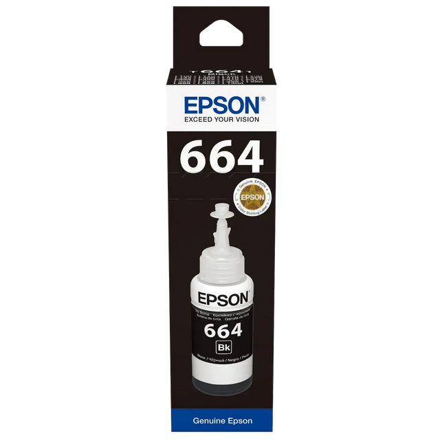 Epson 664 Black EcoTank Ink Bottle 70ml