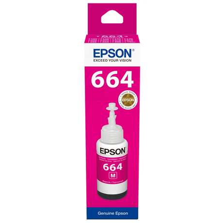 Epson 664 Ink Bottle Magenta EcoTank Original 70ml Single-pack