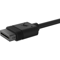 CorsairiCUE LINK Cable; 2x 100mm with Straight connectors; Black