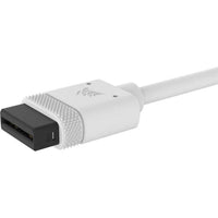 Corsair iCUE LINK Cable; 2x 200mm with Straight connectors; White
