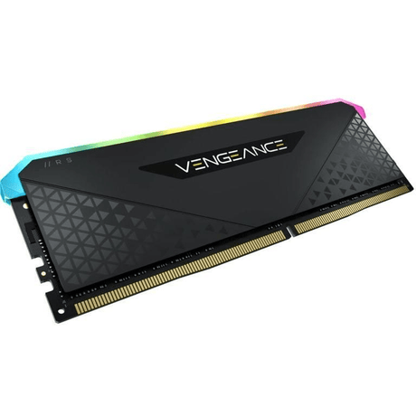 Corsair VENGEANCE® RGB RS 8GB (1 x 8GB) DDR4 DRAM 3200MHz C16 Memory Kit, 16-20-20-38, 1.2V, Black