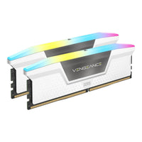 Corsair Vengeance RGB DDR5 32GB 2x16GB 6000MHz CL36 Intel XMP AMD EXPO White - Image 2