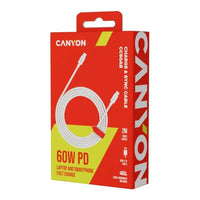 CANYON cable CC60AB C-C 60W Braided 2m White - Image 4