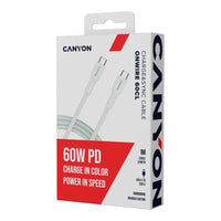 CANYON cable OnWire 60CL C-C 60W COLOR Braided 1m White - Image 4