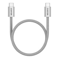 CANYON cable OnWire 60MG C-C 60W Magnet Braided 1m Light Grey - Image 5