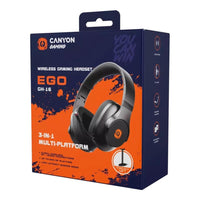 CANYON headset EGO GH-16 3in1 2.4Ghz+BT Black - Image 4