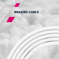 CANYON cable CC100AB C-C 100W Braided 2m White - Image 2