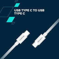 CANYON cable CC60AB C-C 60W Braided 2m White - Image 2