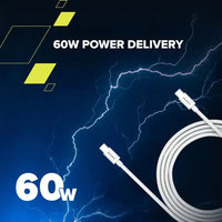 CANYON cable CC60AB C-C 60W Braided 2m White - Image 3