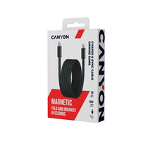 CANYON cable OnWire 60MG C-C 60W Magnet Braided 1m Black