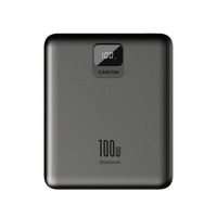 CANYON power bank PB-2008 LED FLAT 20000 mAh PD100W QC3.0 Dark Grey - Image 2