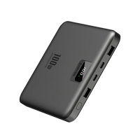 CANYON power bank PB-2008 LED FLAT 20000 mAh PD100W QC3.0 Dark Grey - Image 3