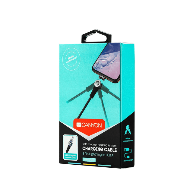 CANYON cable CFI-8 A-L Magnetic 10W 1m Black