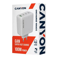 CANYON charger CU100ACC GaN 100W 3xPD 1xQC EU White - Image 4