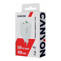 CANYON charger CU45AC GaN 45W 1xPD 1xQC EU White - Image 4