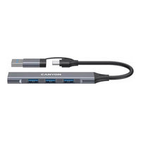 CANYON hub DS-02 4in1 USB-A/C Grey - Image 5
