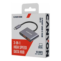 CANYON hub DS-3 3in1 USB-C Dark Grey - Image 4