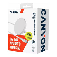 CANYON wireless charger WS-105 15W Qi2 White - Image 4