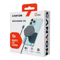 CANYON wireless charger HEXAGON 110 Dark Grey Blue - Image 4
