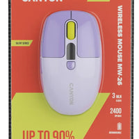 CANYON mouse MW-26 LCD Silent Dual Mode Wireless Violet - Image 2