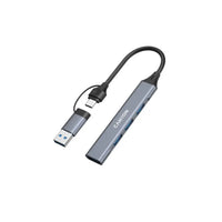 CANYON hub DS-02 4in1 USB-A/C Grey