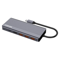 CANYON hub DS-16 13in1 4k USB-C Grey - Image 2