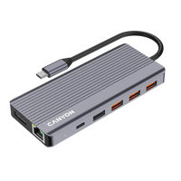 CANYON hub DS-16 13in1 4k USB-C Grey - Image 3