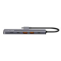 CANYON hub DS-17 6in1 4k USB-C Grey