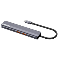 CANYON hub DS-17 6in1 4k USB-C Grey - Image 2