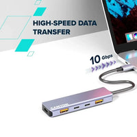 CANYON hub DS-18 5in1 USB-C Grey - Image 3