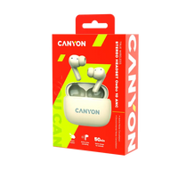 CANYON headset OnGo TWS-10 ANC+ENC Beige - Image 3