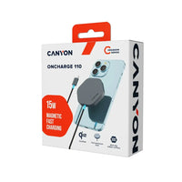 CANYON wireless charger HEXAGON 110 Dark Grey Blue