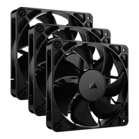 Corsair RS120 120mm PWM Case Fan Black Triple Pack - Image 2